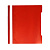 Скоросшиватель пластиковый А4 Бюрократ "Economy", прозрачный верх.лист, красный	998172															